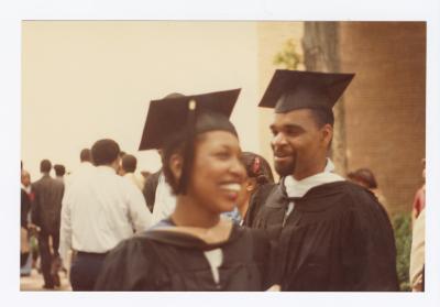 Kim Briscoe Moody at Howard University graduation