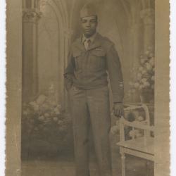 James Earl Hamilton in an Army military uniform