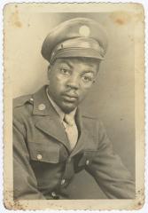 Clarence Hamilton in his Army uniform