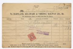 Abraham Robinson shipping bill, 1915 December 30