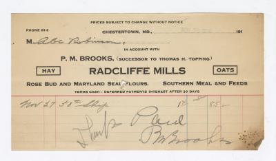 Radcliffe Mills bill, 1914 November 30