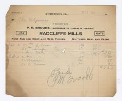 Radcliffe Mills bill, 1914 October 5