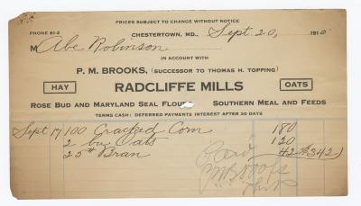 Radcliffe Mills bill, 1915 September 20
