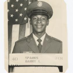 Barry L. Sparks' navy portrait