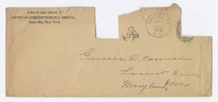 Envelope to Gussie D. Cannon, 1894 June 13