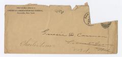Envelope to Gussie D. Cannon, circa 1890s