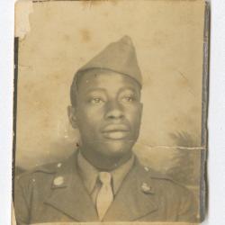 A young man in uniform