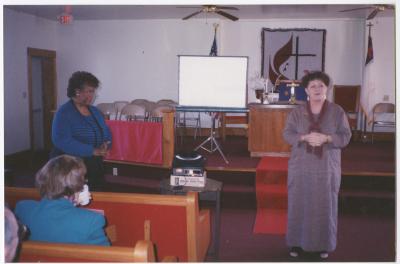 Dr. Janet Sims-Wood and Cynthia Saunders