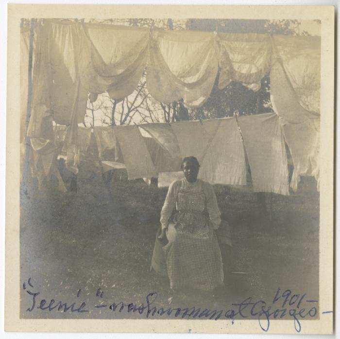 "Jennie" washerwoman at Georges, 1901