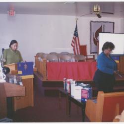Karen Somerville and Dr. Janet Sims-Wood
