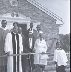 Ribbon cutting at Mount Olive African Methodist Episcopal Churh