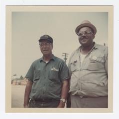 Unknown VITA Foods employee with Isaiah "Ike" Teat 