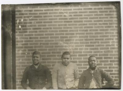 Three young African American men at the Kent County Jail