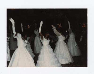 Angela Jones Sampson and women dancing