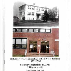 "31st Anniversary Annual All School Class Reunion 1925-1967"