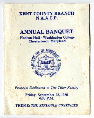 "Kent County Branch N.A.A.C.P. Annual Banquet"