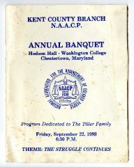 "Kent County Branch N.A.A.C.P. Annual Banquet"