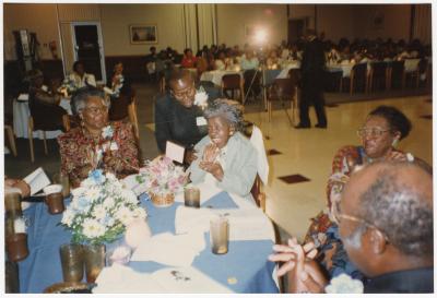 Honoring Fannie Wilson at Garnett High School's 9th All School Class Reunion