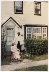  Irene and Ben Graham in front of their Calvert Street home