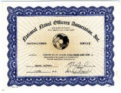 "National Naval Officers Association, Inc. Distinguished Service Award"