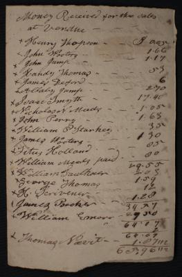 Bill of sales 