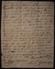 Agreement between James Woodlin and Samuel Eccleston