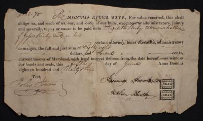 Formal declaration of payment due