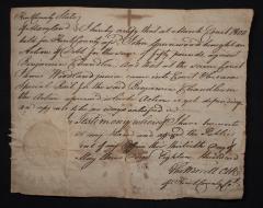 Action of debt brought against Benjamin Chandler