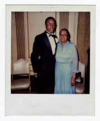 Sam Ringgold Jr. with Gertie Manuel at the 54th anniversary of the Friendship Baptist Church