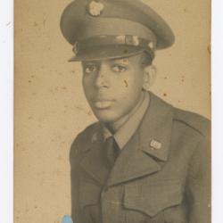 Leon Donald Hamilton in Army military uniform