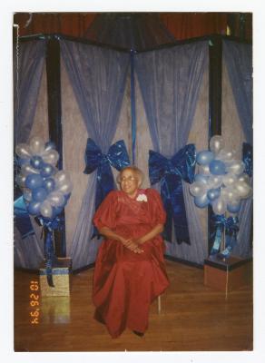 Eleanor Nickerson Ringgold at the 1994 Senior Prom