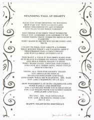 "Standing Tall at Eighty" a poem by Jennifer Caulk
