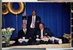 Sam Ringgold Sr. and two others at his 80th birthday celebration