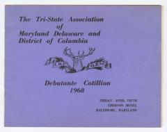 Tri-State Association of Maryland Delaware and District of Columbia Debutante Cotillion 1968