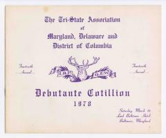 1978 Debutante Cotillion program