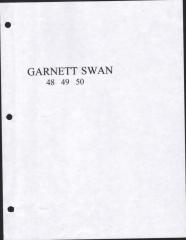 Garnett Swan 48, 49, 50, Garnett High School yearbook