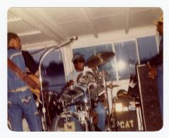 "Fat Cat" and band June 1980