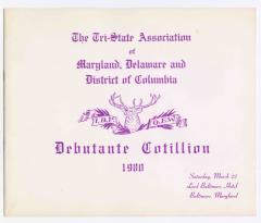 1980 Debutante Cotillion program
