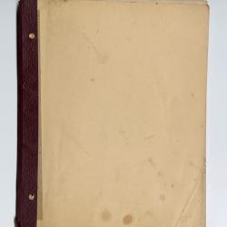 Draft of a 1941-1945 Garnett High School yearbook 