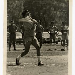 Eleanor Rochelle Ringgold playing baseball