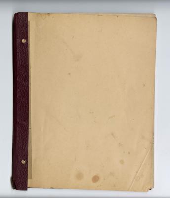 Draft of a 1941-1945 Garnett High School yearbook 